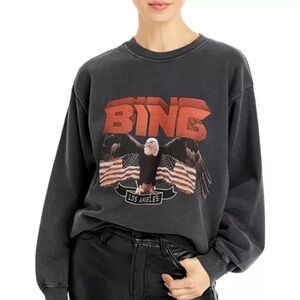 Anine Bing Vintage Eagle-Graphic Sweatshirt